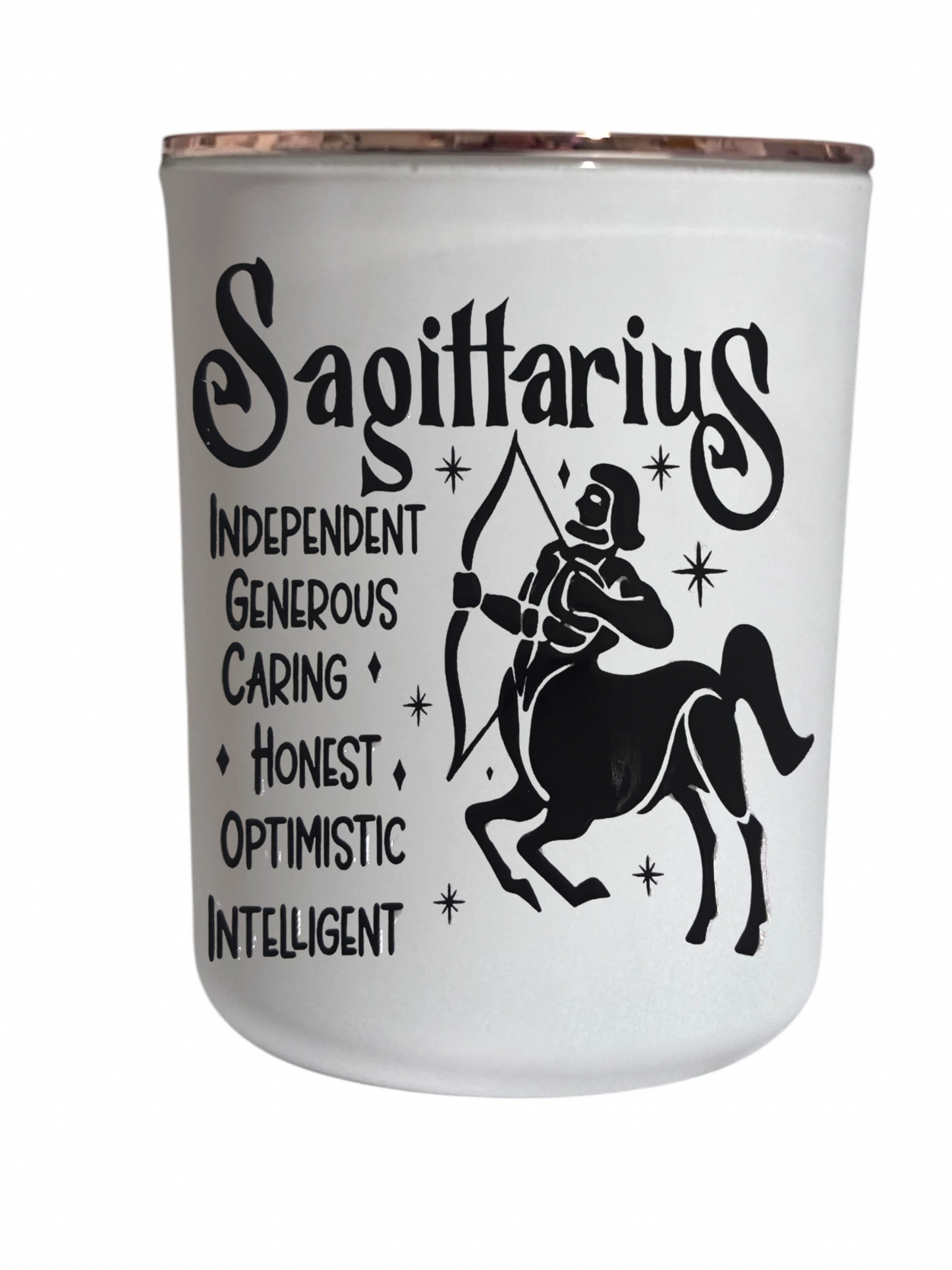 Sagittarius Star Sign - Large Candle