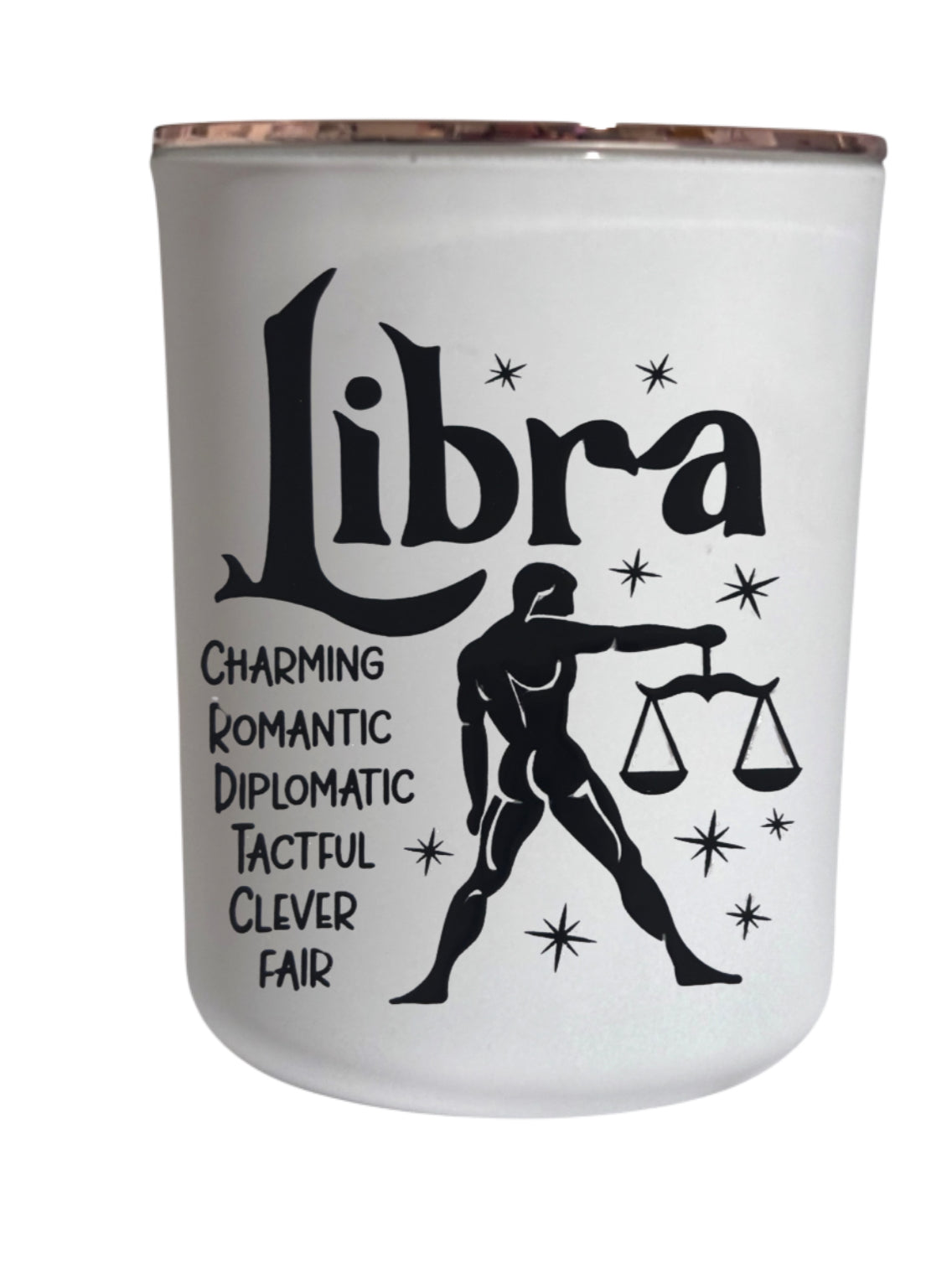 Libra Star Sign - Large Candle