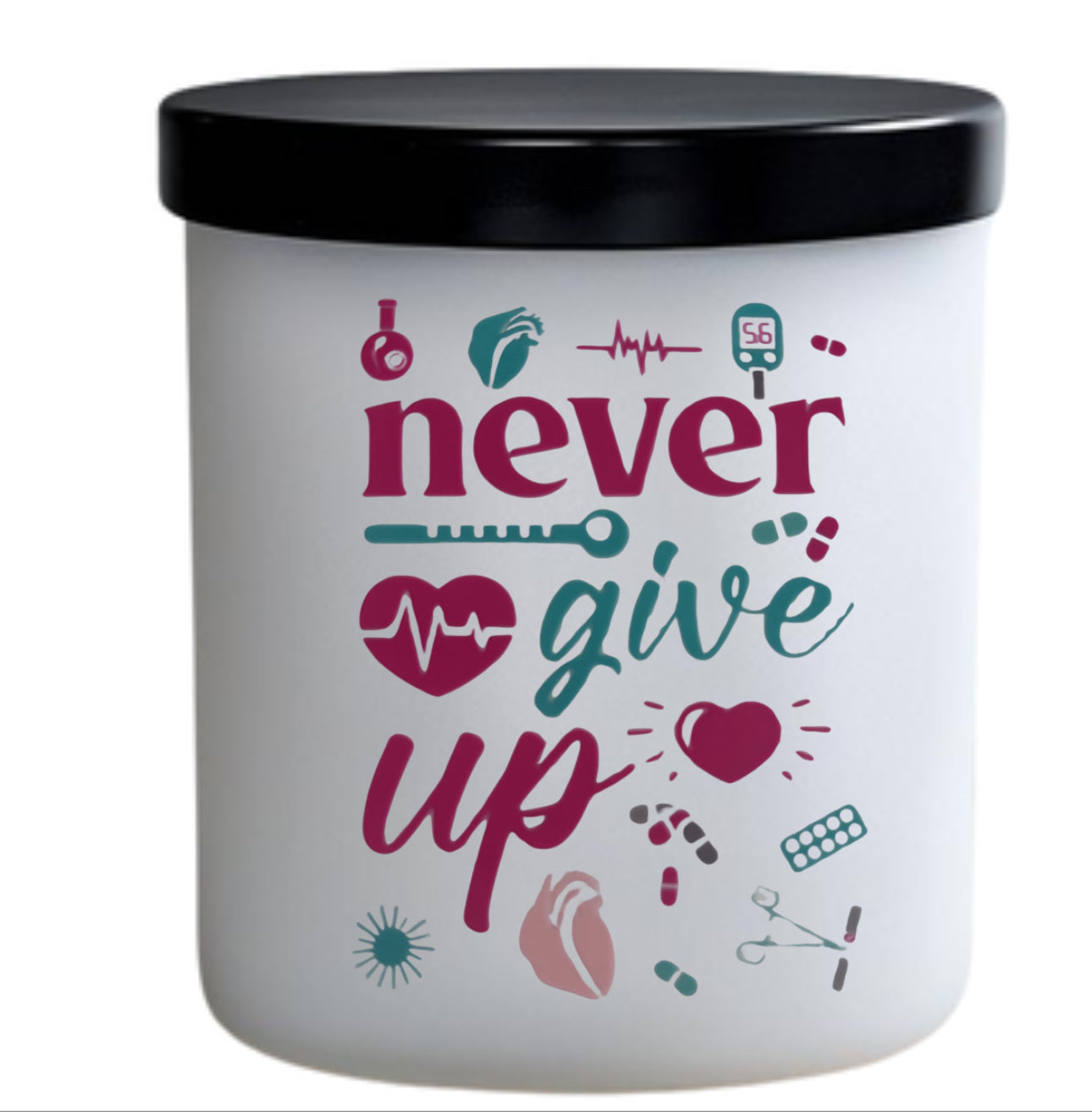 Never give up