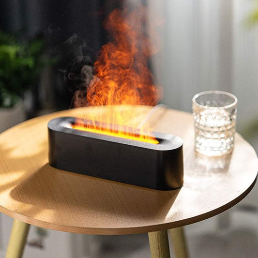 Flame Aroma Diffuser includes a scent