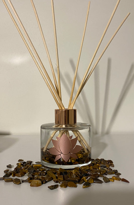 Tigers Eye Crystal Infused Reed Diffuser