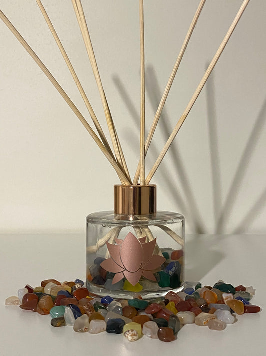 Agate Crystal Infused Reed Diffuser