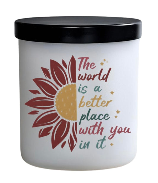 The world is a better place with you in it