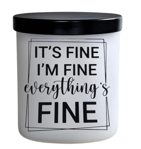 It’s fine, I’m fine. Everything’s fine