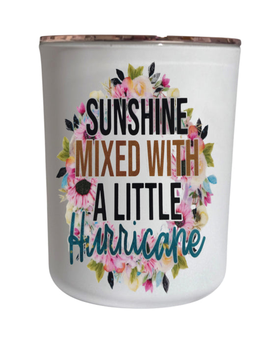 Sunshine mixed this a little hurricane - Large Candle