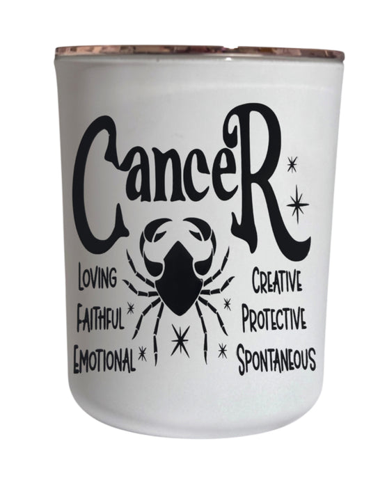 Cancer Star Sign - Large Candle