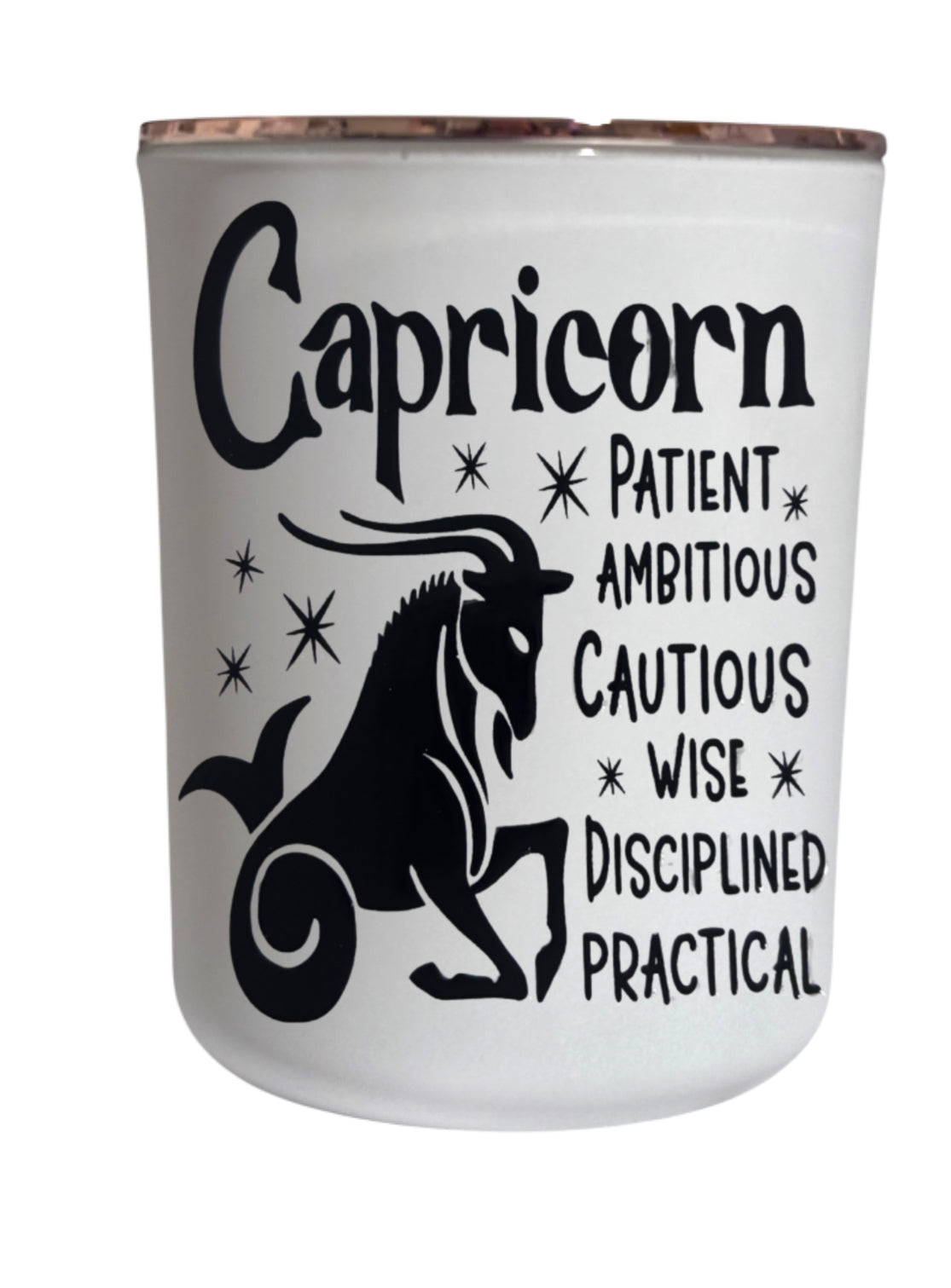 Capricorn Star Sign - Large Candle