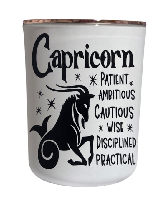Capricorn Star Sign - Large Candle