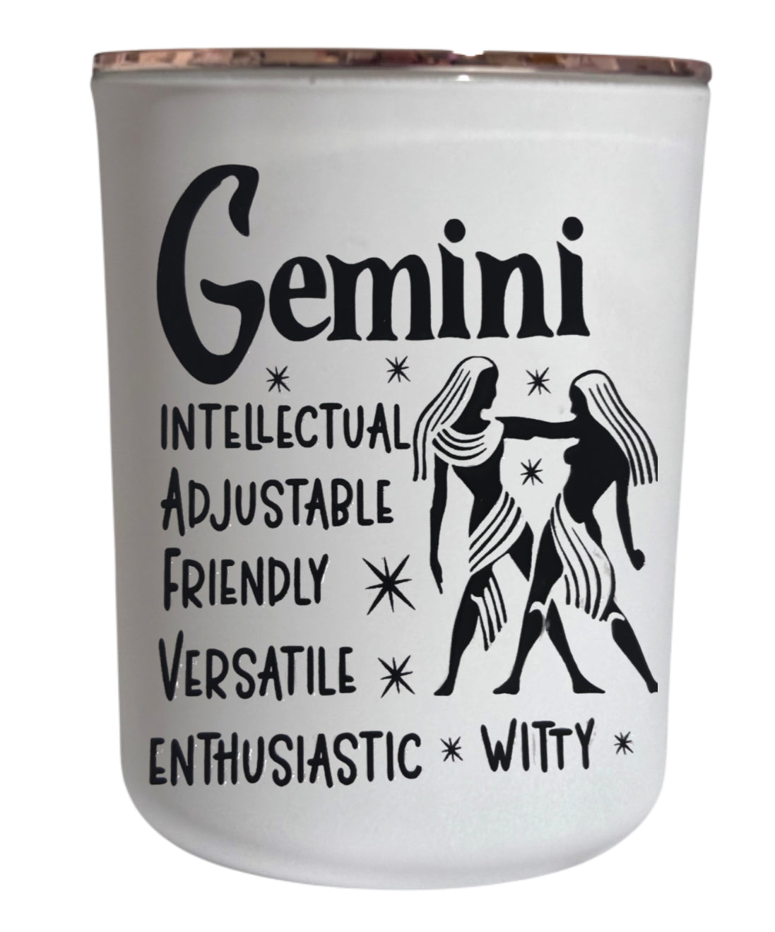 Gemini Star Sign - Large Candle