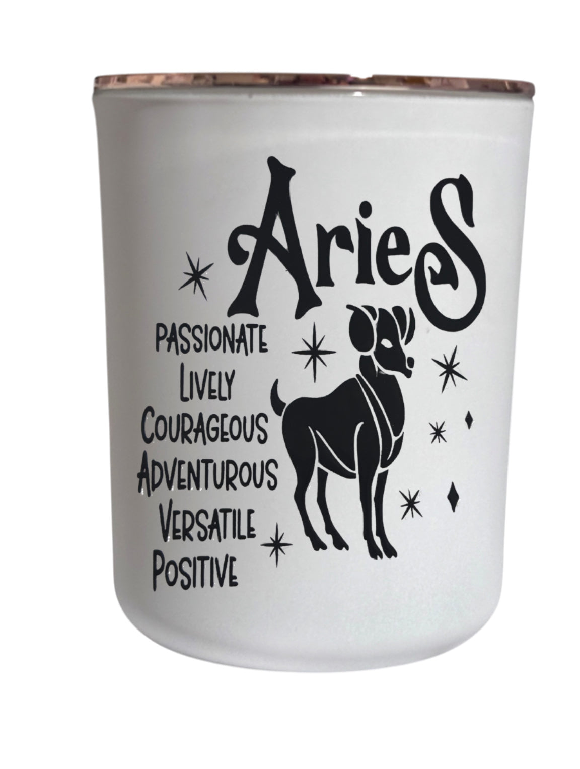 Aries Star Sign - Large Candle