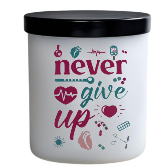 Never give up