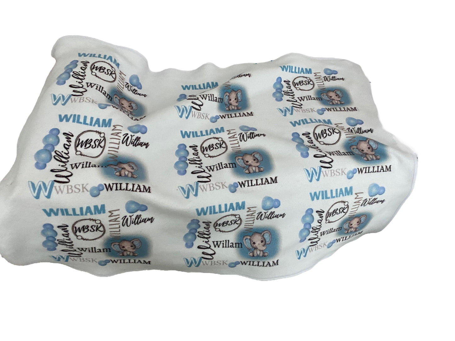 Baby Boys Fleece Blanket - Customised