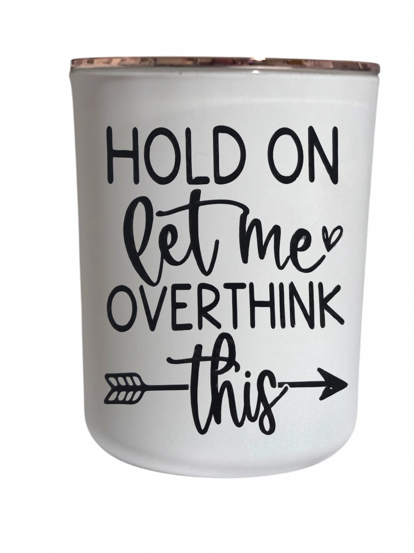 Hold on let me overthink this - Large Candle