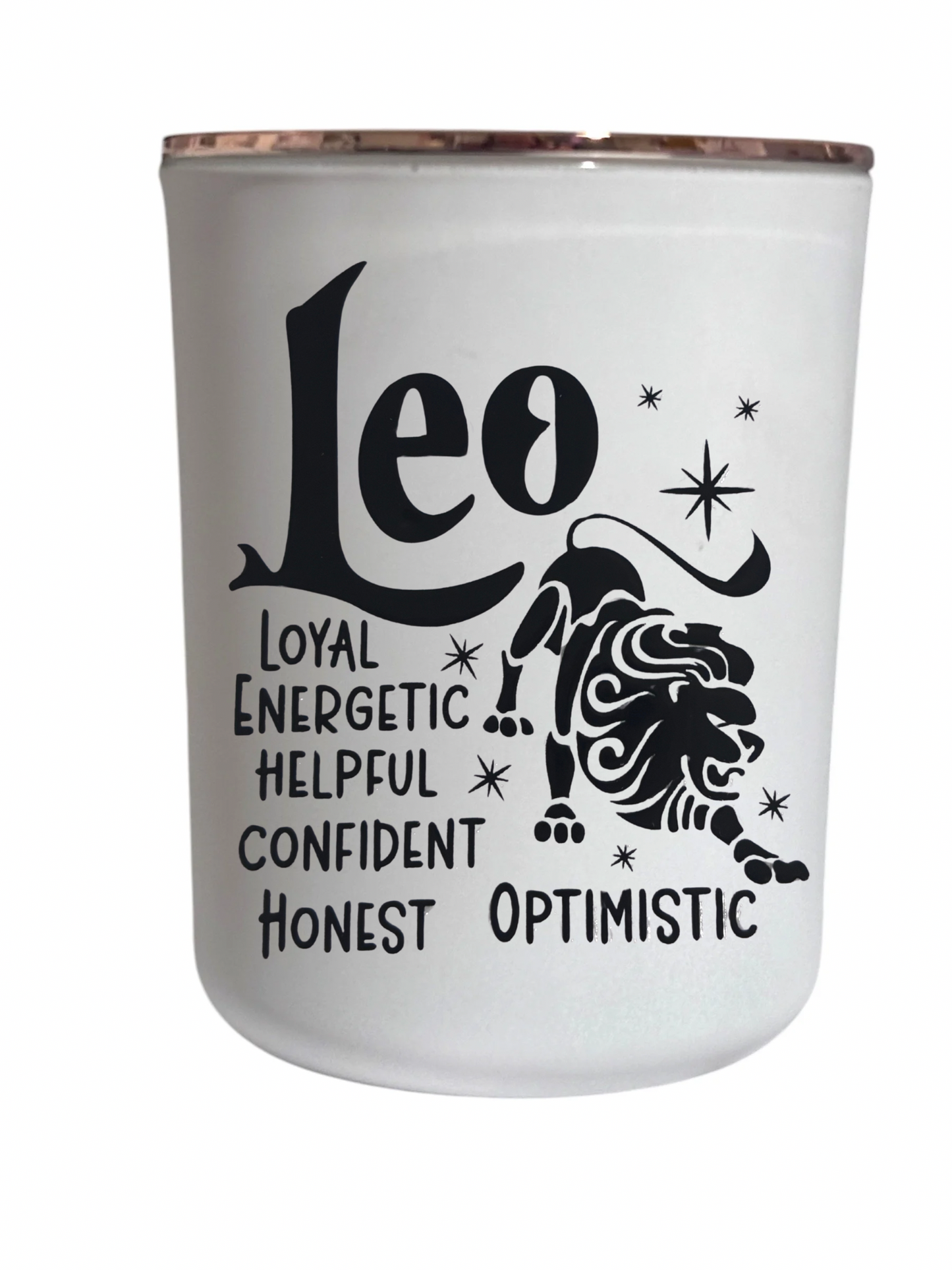 Leo Star Sign - Large Candle