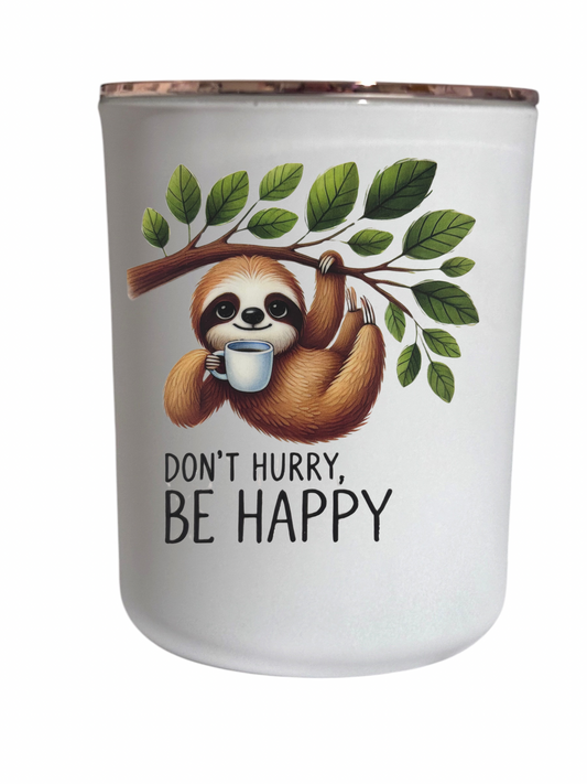 Don’t hurry be happy - Large Candle