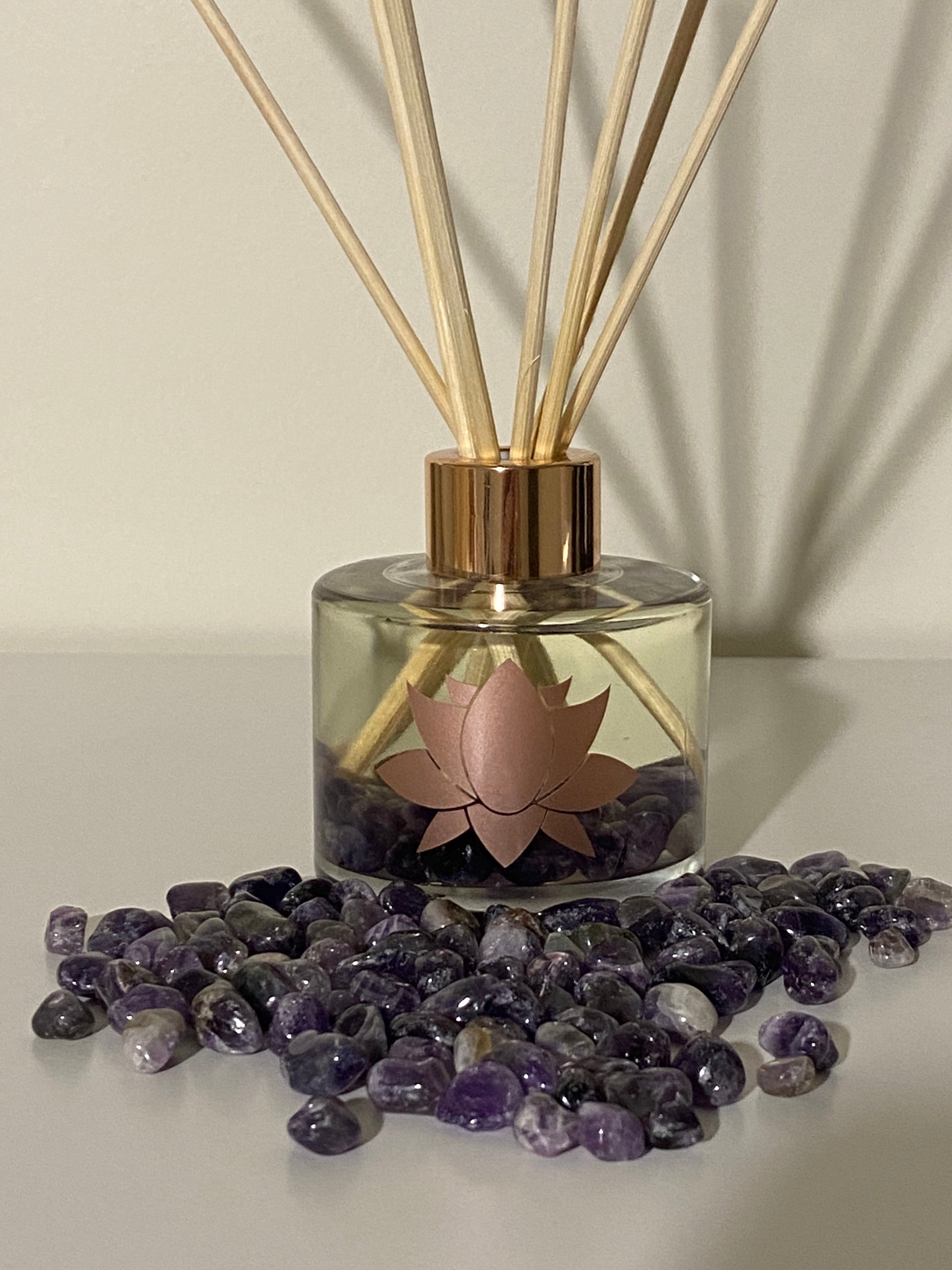 Amethyst Crystal Infused Reed Diffuser – Calma CC
